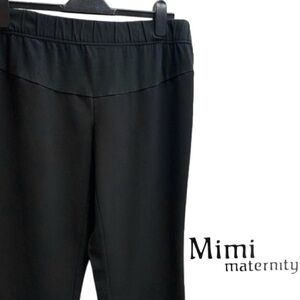 Motherhood Mimi Maternity Elastic Band Pull On Casual Dressy Black Pants Medium